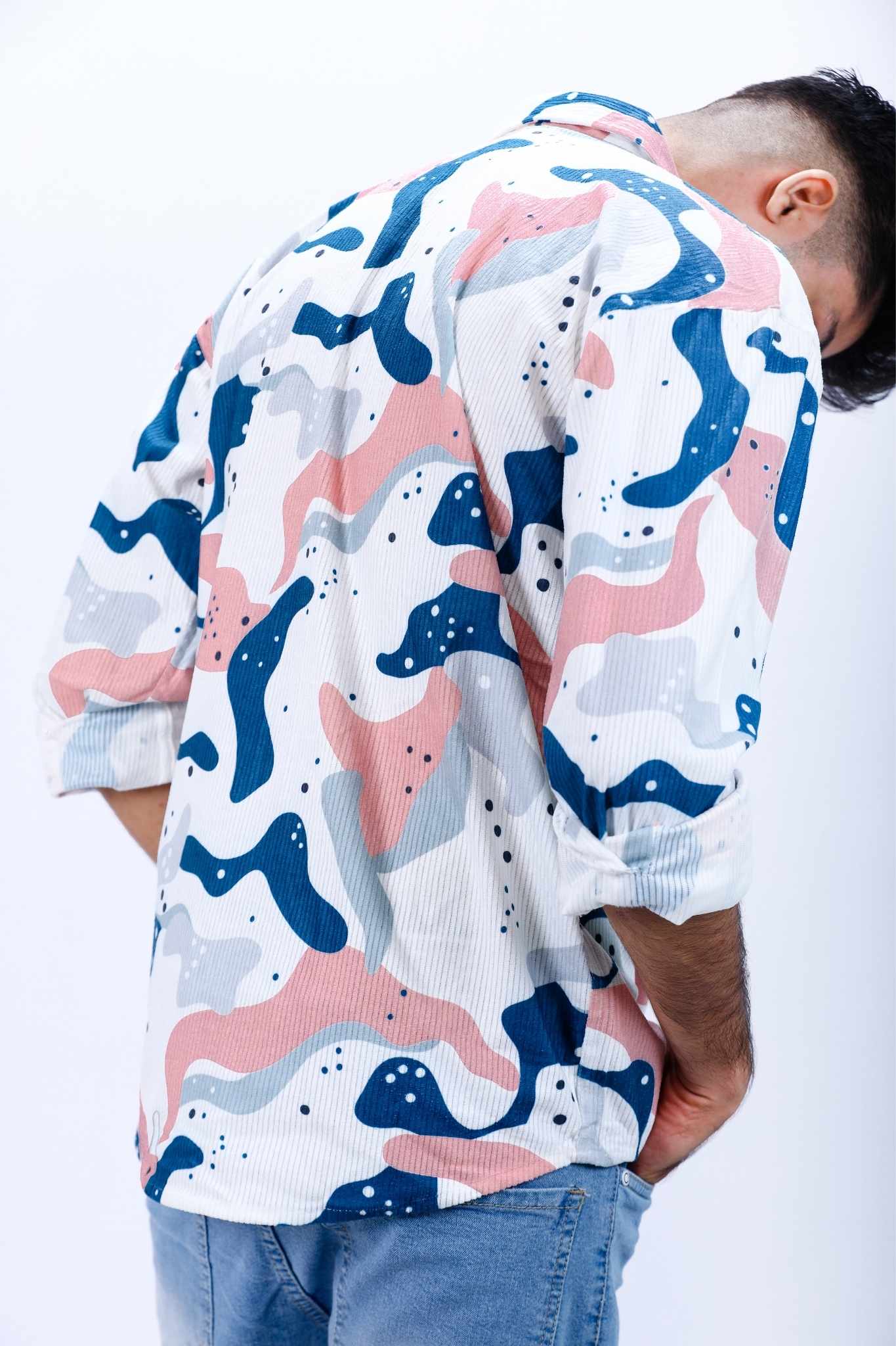 Multicolor Abstract Pattern Shirt