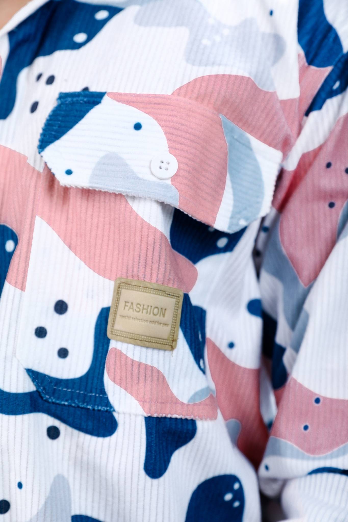 Multicolor Abstract Pattern Shirt