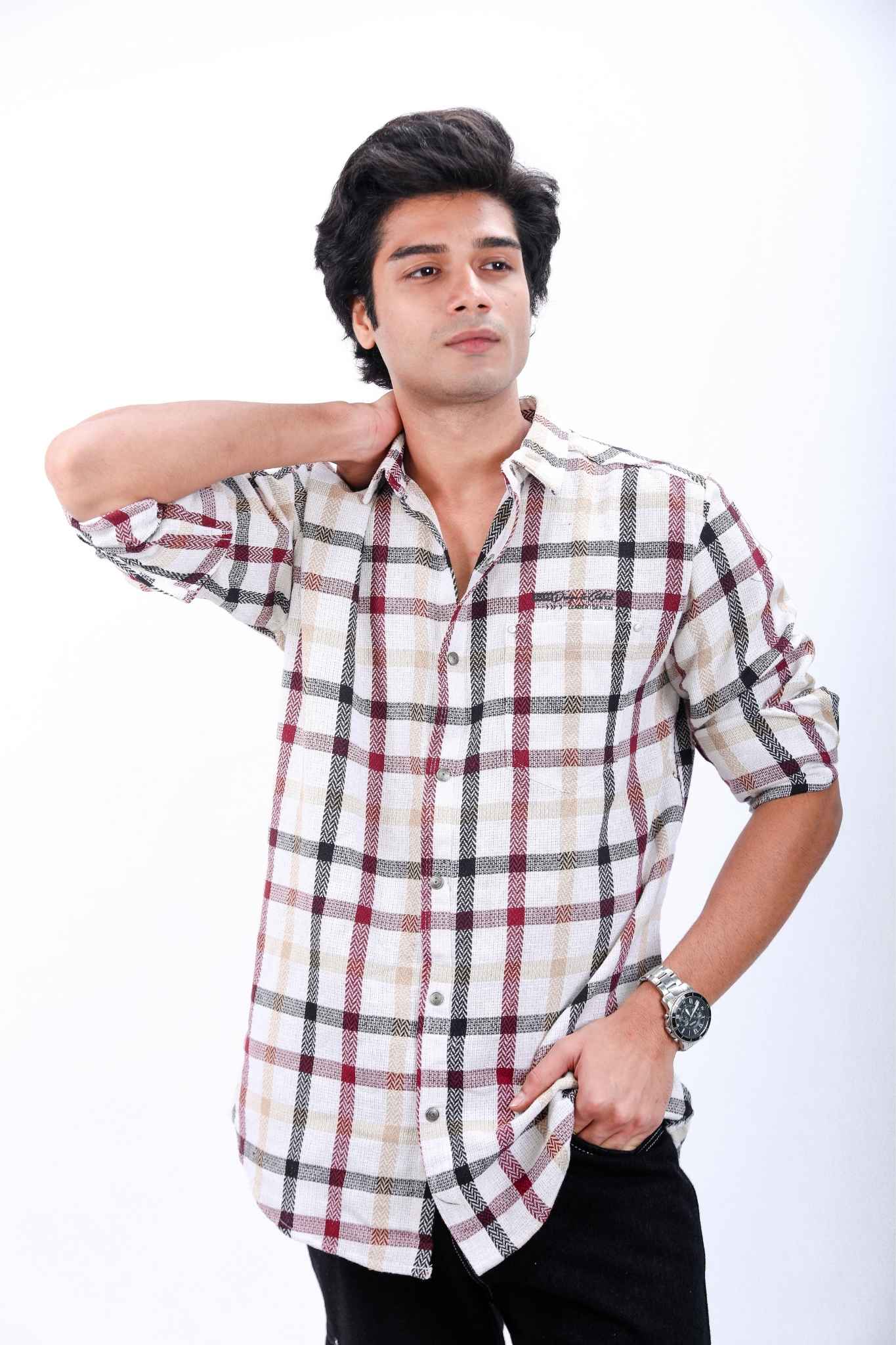 Classic Plaid Men's Shirt