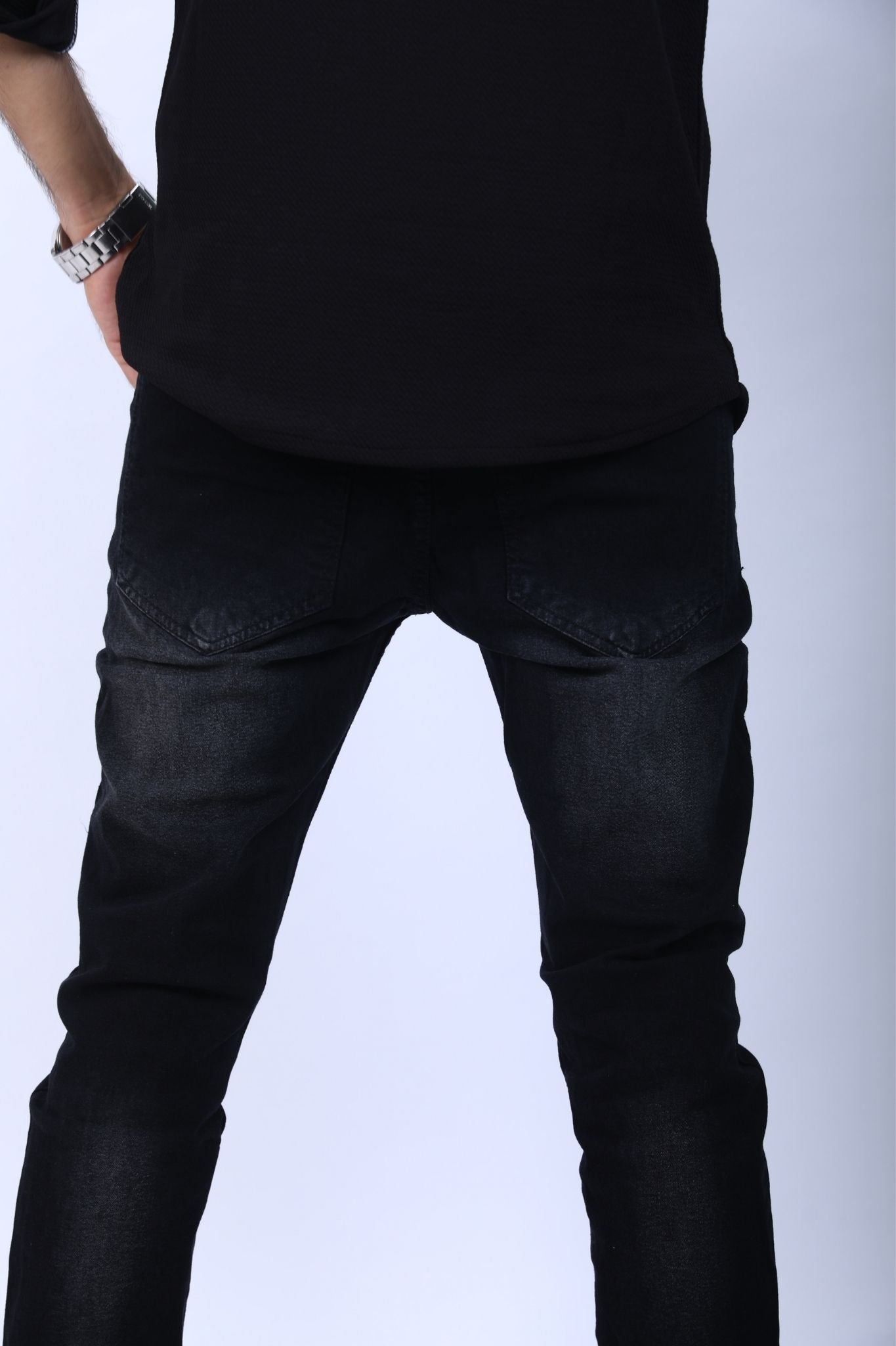 Black Slim-Fit Jeans