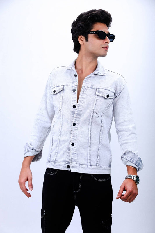 Light-Wash Denim Jacket