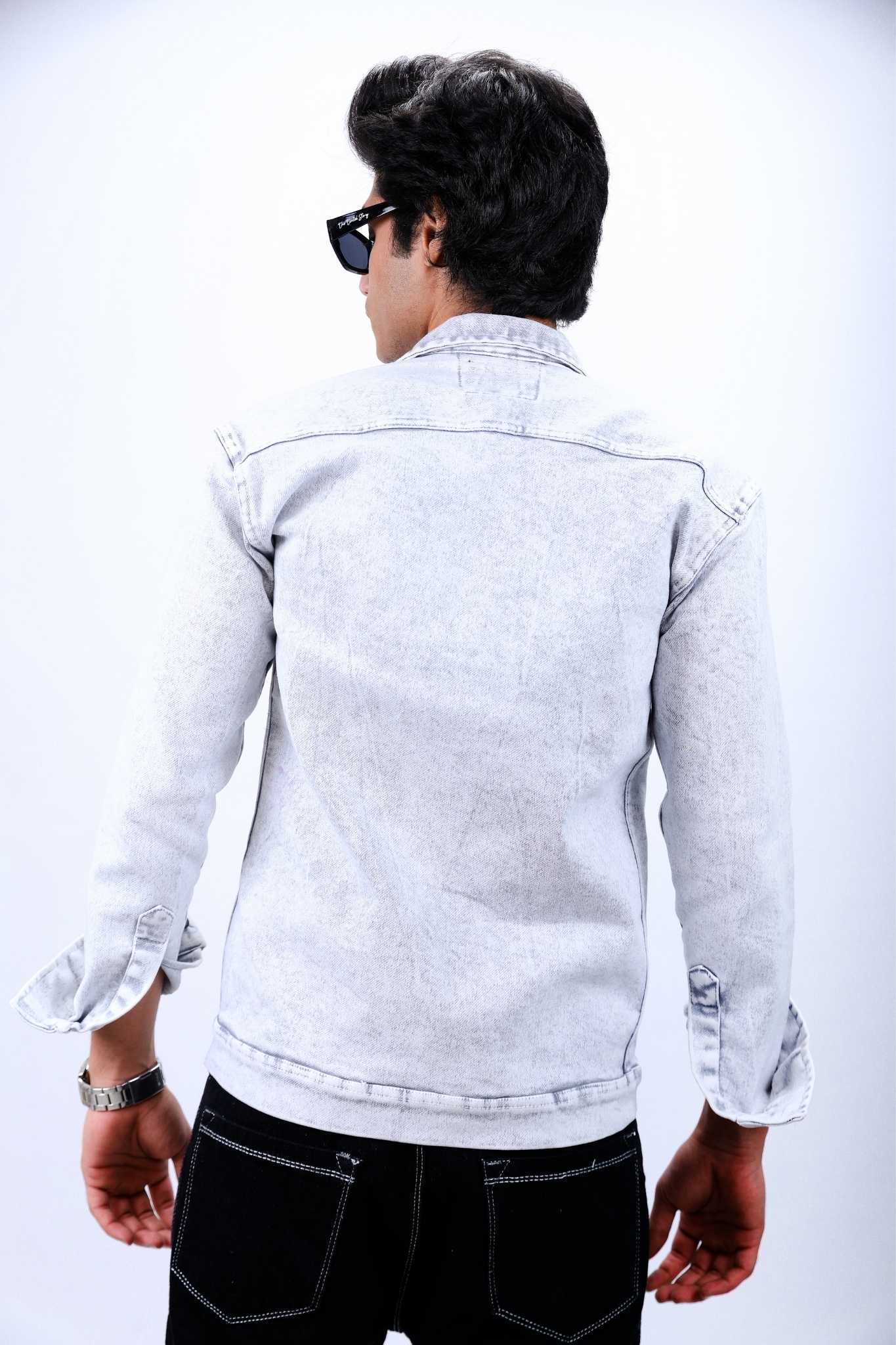 Light-Wash Denim Jacket