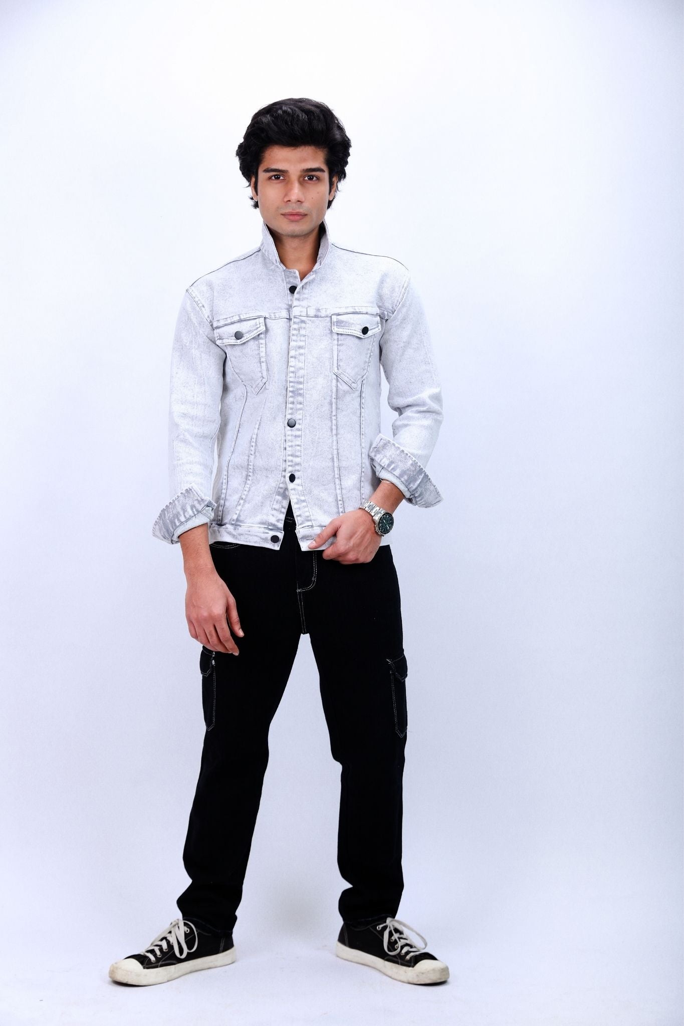 Light-Wash Denim Jacket